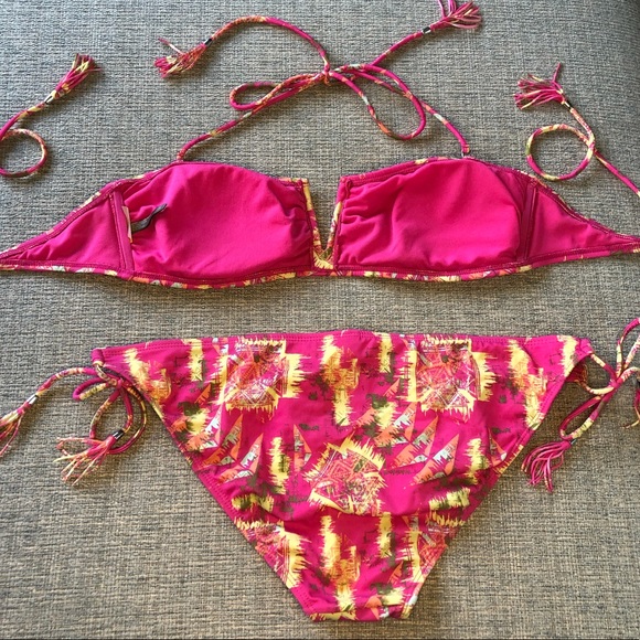 PACSUN L. A. Hearts two piece swimsuit bikini XL - Picture 5 of 5